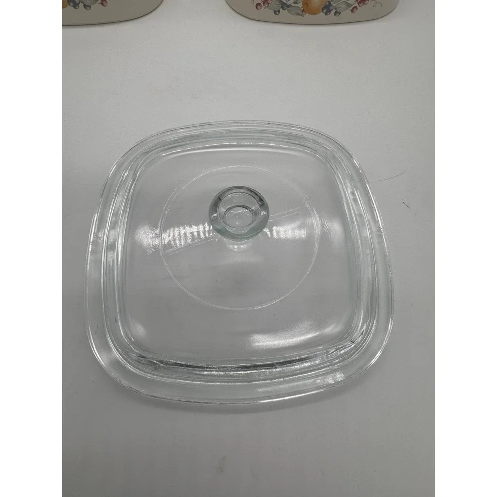 Casserole Dishes w/Lid Corning Ware Abundance Fruit‎ A-1.5-B 1.5 L and A-1-B 1 L